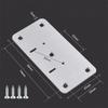 Hinge Repair Plate Cabinet Furniture Drawer Table Repair Mount Tool Hardware Stainless Steel Hinge Fixing Plate