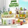 Микрочастицы строительные блоки: Милые попугаи и птицы, развивающие блоки с животными