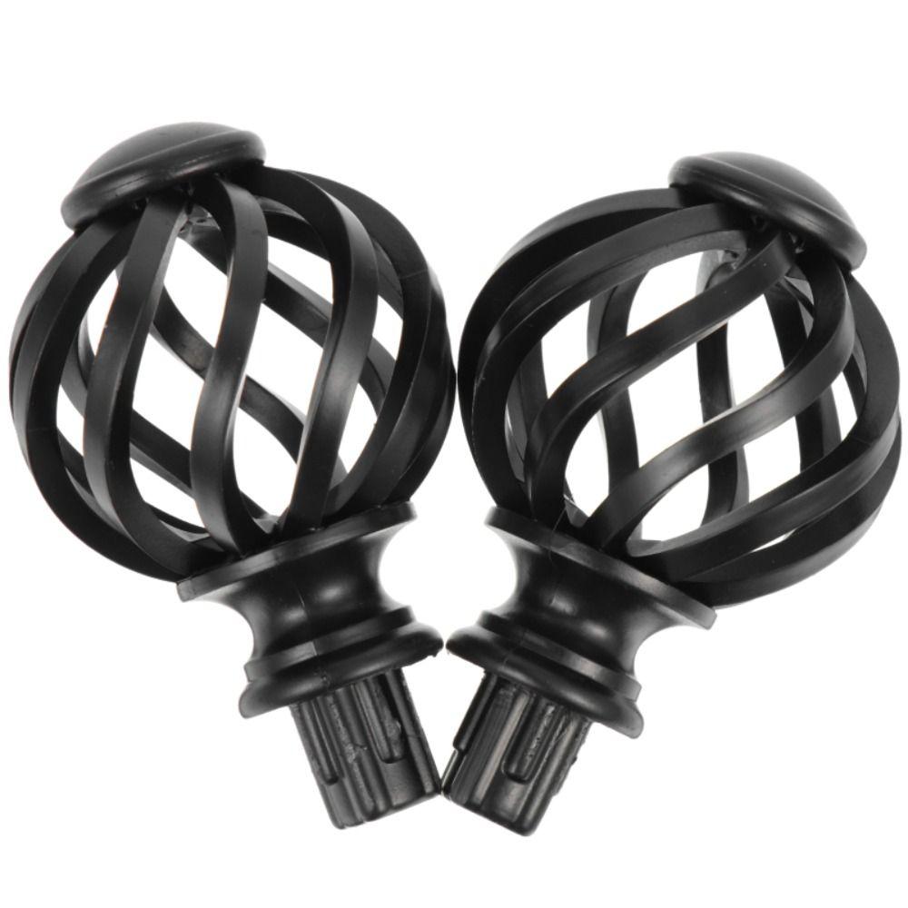 Наконечники для карниза в виде птичьей клетки, сменные, спиральный шар, аксессуары для штор, декор для штор