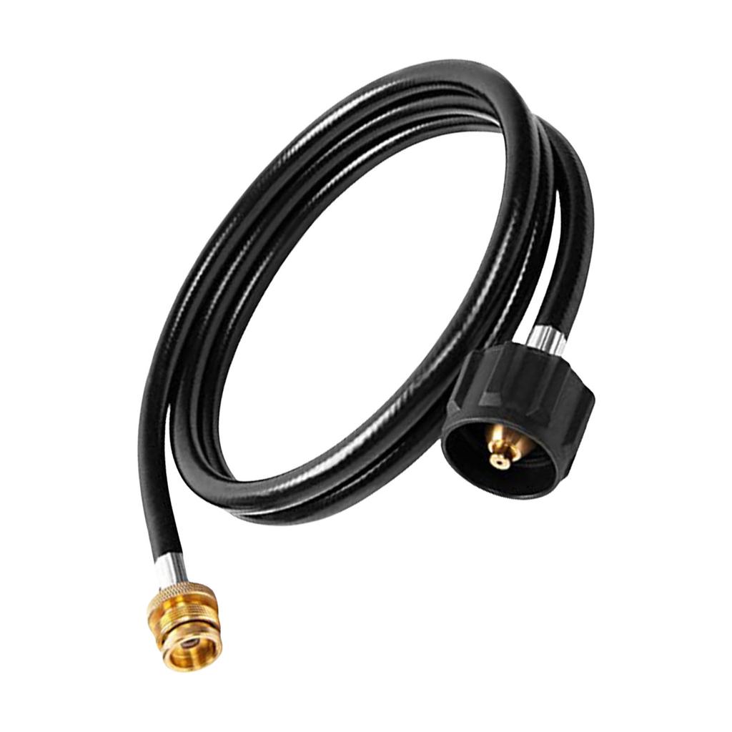 Адаптер для 6-футового пропанового шланга преобразует 1 фунт в 20 фунтов для использования на открытом воздухе, в гриле, печи, сковородке, для различных пикников