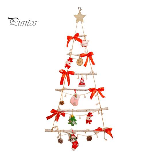 Светодиодное рождественское настенное украшение, рождественская елка, подвесная с маленькими подвесками, светящиеся рождественские елочные подвесные украшения для домашнего декора, для внутреннего и наружного использования