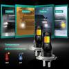 Car LED Headlights Direct Plug-In Integrated H7 White Yellow Strobe Fog Lights Motorcycle Equipment Accessories