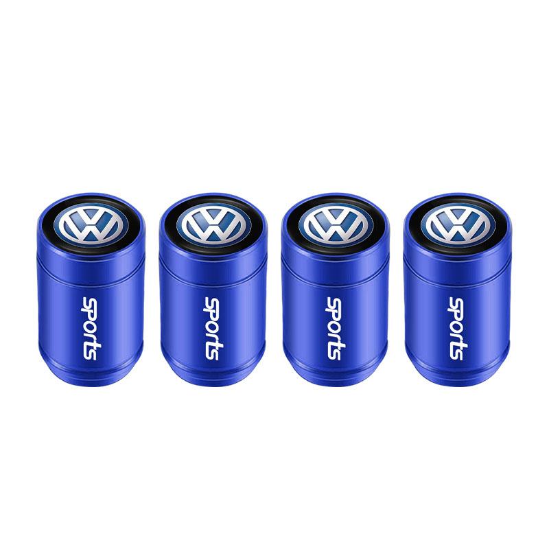 SVLHP1 4 шт. Колпачок клапана Volkswagen из сплава Пылезащитный колпачок Аксессуары для шин автомобиля Для VW Polo Golf GTI CC Tiguan Arteon Passat Jetta Touareg ID.3