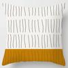 Fashion Classic Square Pillow Vertical Bar, Geometric Pattern. Car, Living Room Sofa, Cushion Cover, Pillow Case