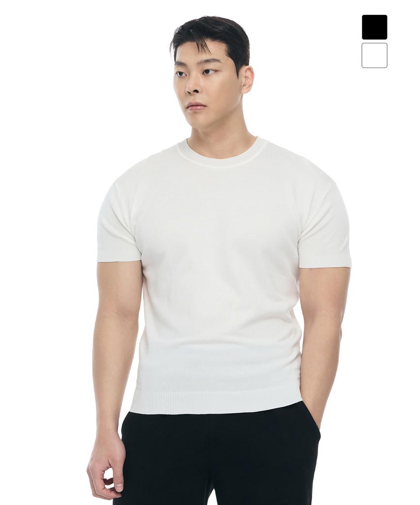 BYSEC Premium Solid Plain Muscle Fit Knit_2 Colors