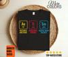 Autism Awareness Periodic Table T Shirt ASD Acceptance Support Neurodiversity Advocate Puzzle Spectrum Graphic Tee Gift