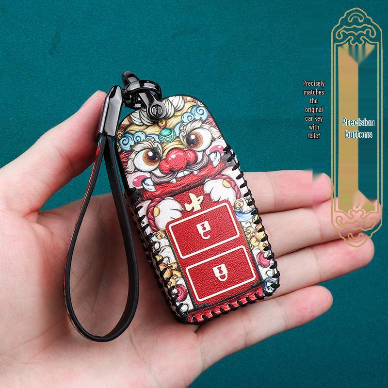 Чехол для ключей Acura CDX/RDX/MDX/NSX/TLX - Защитная оболочка унисекс с дизайном в национальном стиле