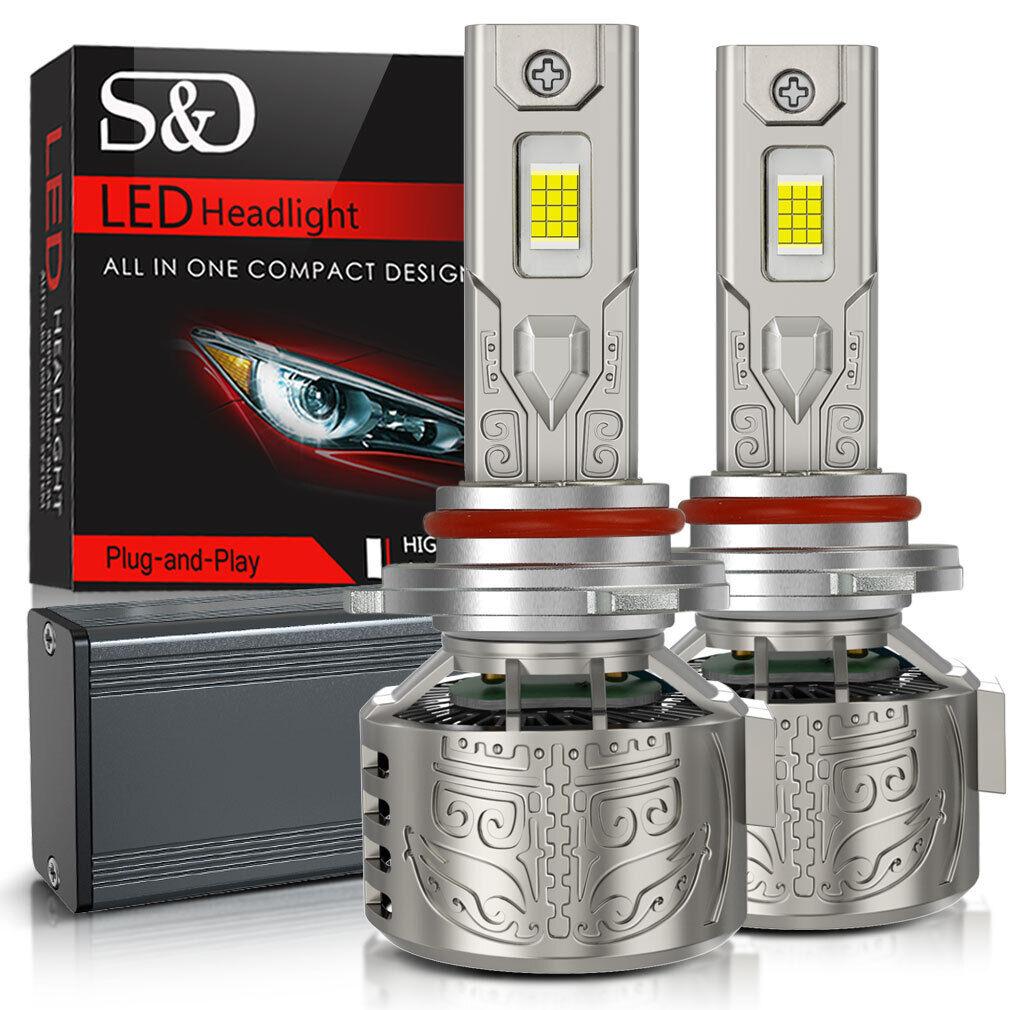 2 шт. светодиодные лампы H7 H4 для фар 6000K H1 H3 H8 H11 Led 9005 HB3 9006 HB4, автомобильная лампа 130 Вт 80000 лм 9012 Hir2, мощная фара Canbus 24SMD CSP Chips