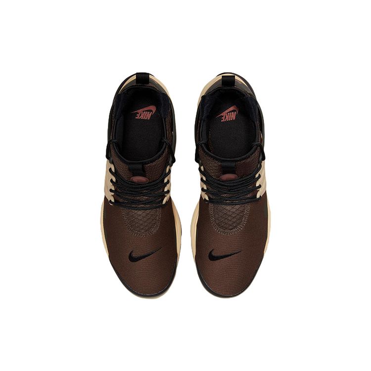 Nike Air Presto Mid Utility Baroque Brown Sesame Мужские кроссовки Sequoia Canyon-Rust DC8751-200