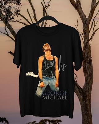 Хлопковая футболка унисекс George Michael Faith tour 1988 Все размеры Унисекс футболка