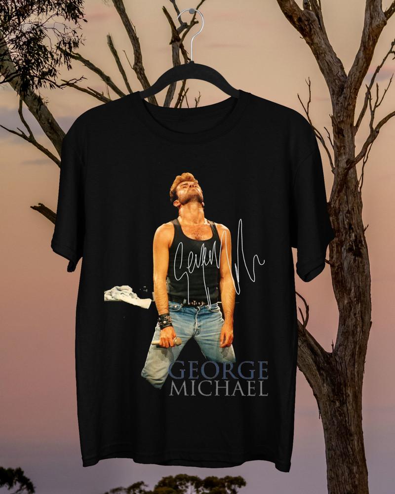 Хлопковая футболка George Michael Faith tour 1988 Унисекс Все размеры
