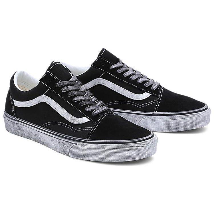 Vans Old Skool Series Durable Non-Slip Low-Top Skate Shoes Unisex Sneakers Black VN0007NTMCG