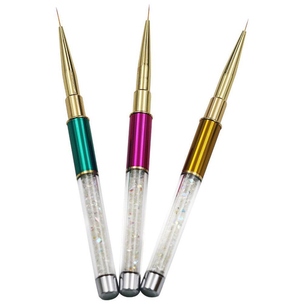 Nail Art Brush Pen for Professional Home Use Creative Nail Painting Tool with Fine Workmanship Compact Size 9Mm Tip Manicure
