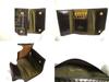 Оригинальный брелок FENDI Zucca Khaki Canvas Dark Brown Leather 6pics #a455 восстановленный