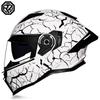 DOT ECE Certified Full Face Motorcycle Helmet Men Women ABS Shell Flip-Up Visor All-Season Use
