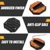 Universal Motorcycle Kickstand Foot Side Stand Extension Pad Replacement for Most Honda Yamaha Kawasaki Suzuki Harley Models Aluminium Kickstand