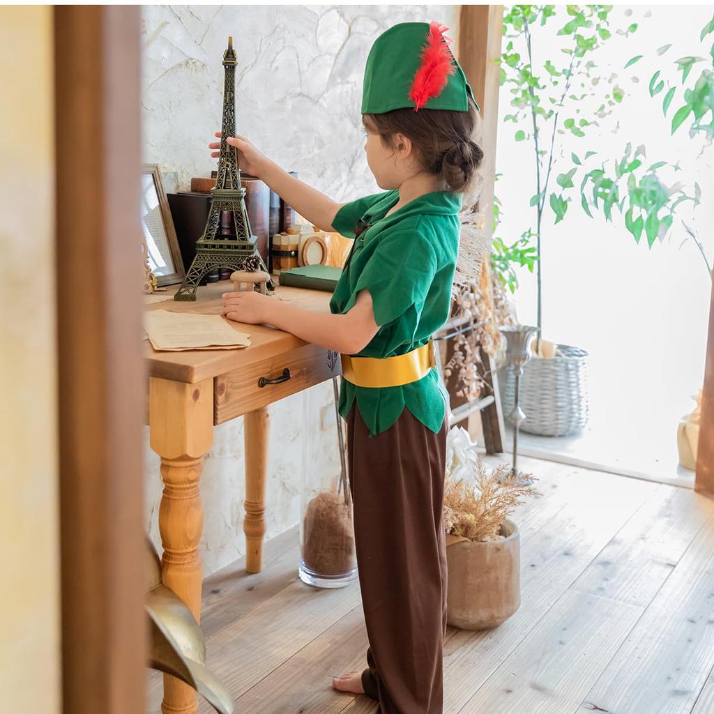 [monoii] Костюм на Хэллоуин для детей, мальчиков, Костюм Питера Пэна из сказки, Детский косплей, Дети, e0627