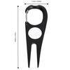 2PCS Foldable Design Golf Divot Tool Aluminum Alloy Shell Golf Fork  Golf Course Care