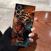 Черный Мягкий Чехол для Телефона для Samsung Galaxy S21 S23 FE S22 S25+ S25 Ultra S23+ S24+ S24 Plus S20 Note 20 10 Крутой Лев
