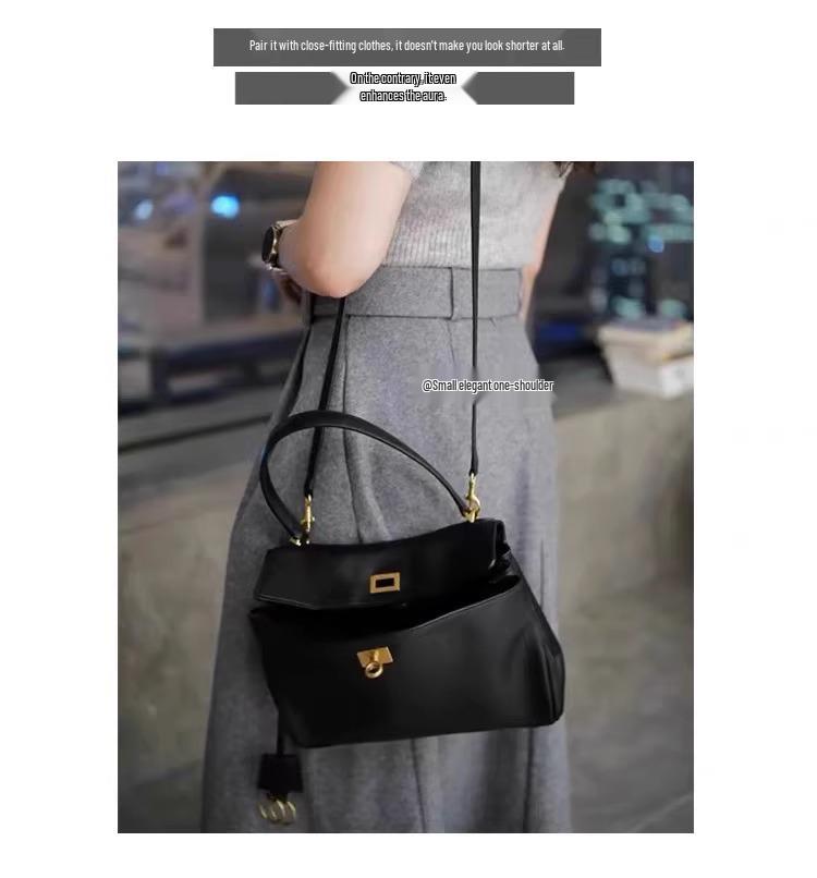 Новая 2024 года Женская сумка через плечо Родео B-бренда из натуральной кожи - Повседневная дорожная сумка-тоут Келли