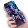 Arcane Jinx Anime Phone Case For Apple iPhone 12 13 Mini 11 14 15 Pro Max 7 8 Plus X XR XS SE 2020 2022 Black Silicone Case