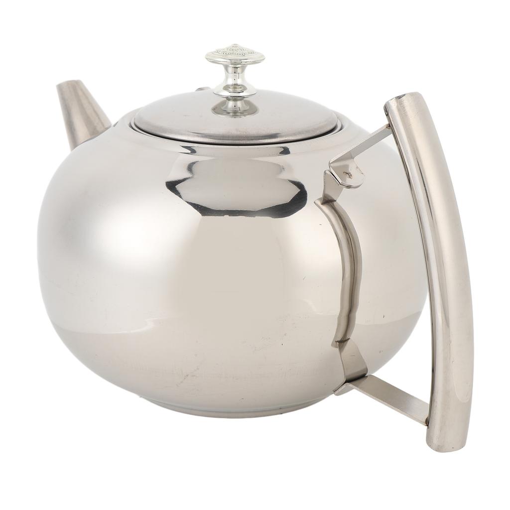 Чайник из нержавеющей стали, герметичный, с эргономичной боковой ручкой, чайник с отсоединяемым инфузором, 2000 мл