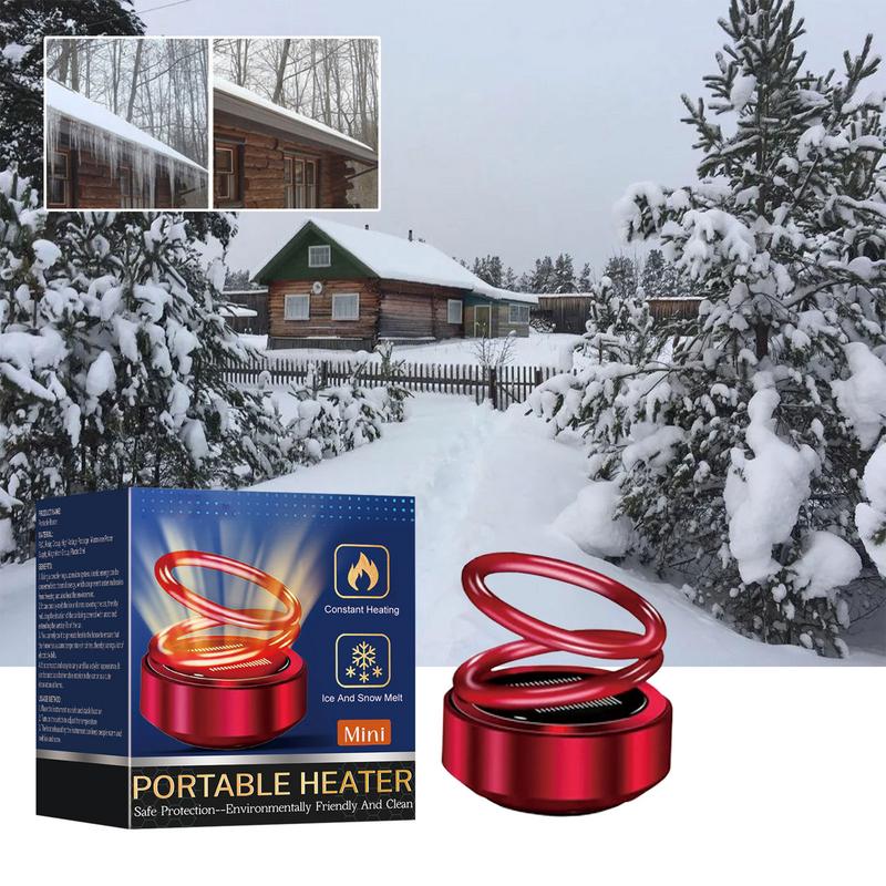 Автомобильный размораживатель Вращающийся Двойное кольцо Автомобильный обогреватель Осушитель С питанием от солнечной энергии Автомобильный воздушный обогреватель Аромадиффузор Для внедорожника Автодома Седана Спорт