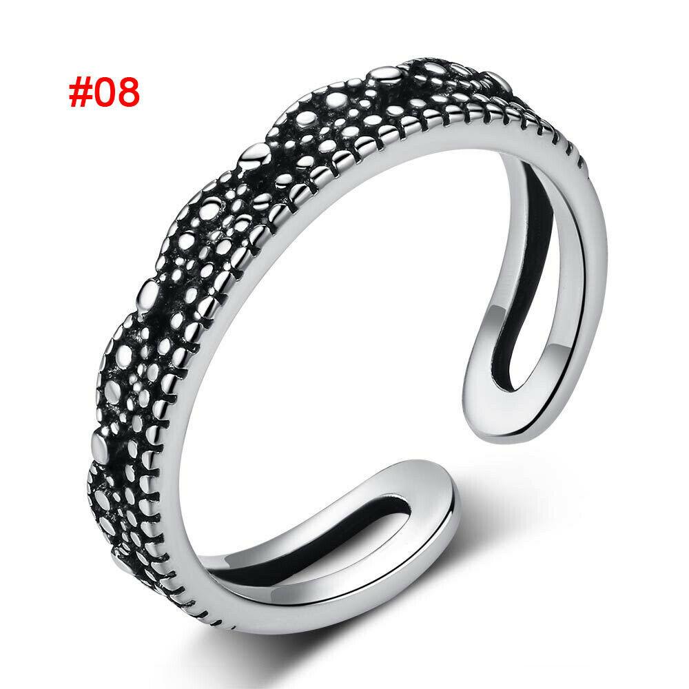 Thumb Rings Ladies Mens Toe Rings Adjustable Open Band Simple Exquisite Womens Ring