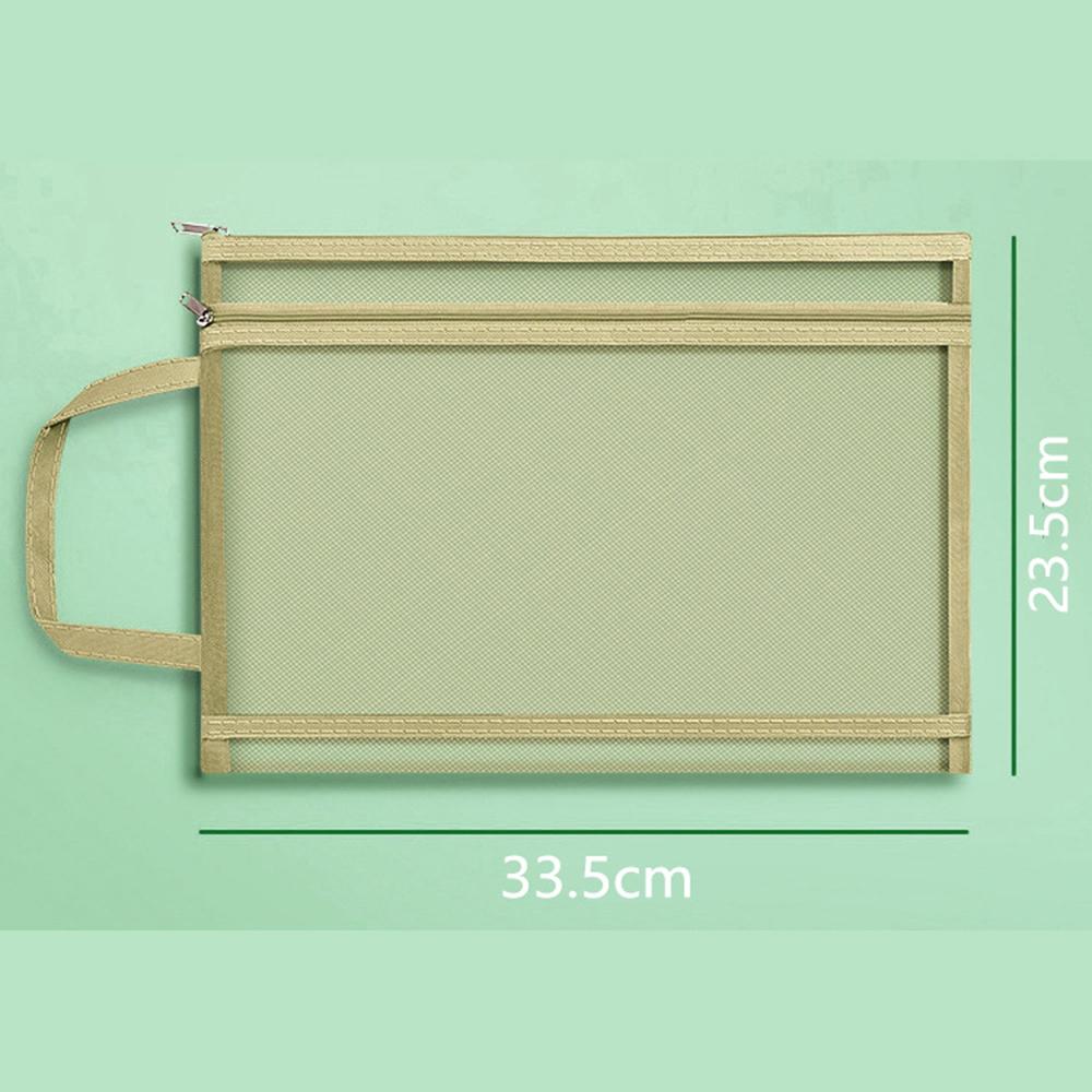 А4 сетчатый мешок на молнии сумка для документов водонепроницаемая папка-файл на молнии школьные канцелярские принадлежности пенал косметичка для игрушек