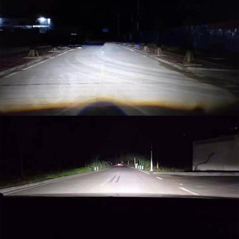 Мощные автомобильные фары мощностью 120 Вт с лампами H4/H7, универсальные светодиодные автомобильные фары H1H4 H7 H8/9/11 9005 9006 9012 Высокая яркость