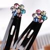Crystal Hair Pins Black Hair Clip Hairgrips Barrettes Headwear for Kids Girls Hair Accessories