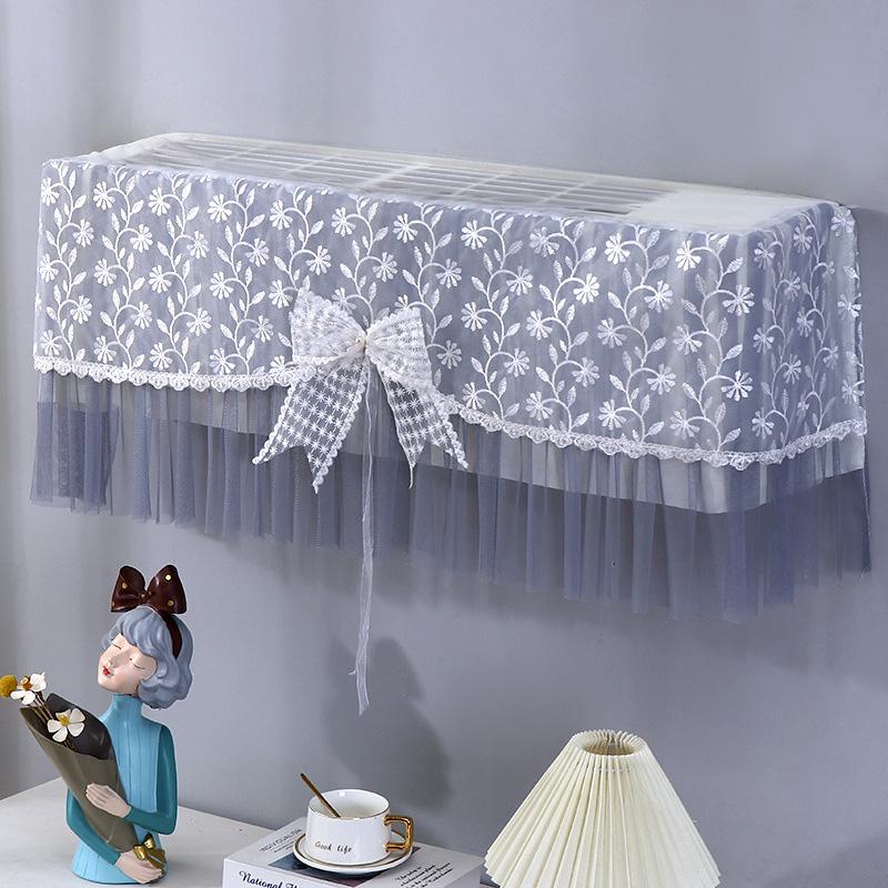 1 шт. Чехол для кондиционера Предотвращает прямое дутье Занавеска-ветрозащита с бантом Подвесной Воздухонепроницаемый