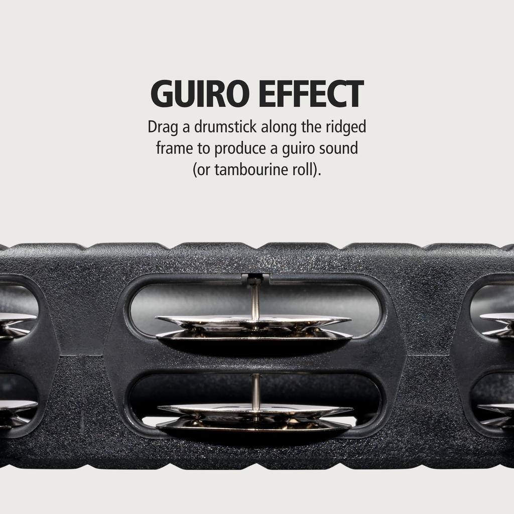 MEINL Percussion Headliner Series Mountable ABS Tambourine HTMT2BK []