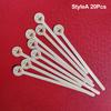 20/100Pcs Coffee Stirrers, 5.9-Inch Wooden Stir Sticks With Round Ends, Disposable Stirring Sticks For Cocktails Milk Tea