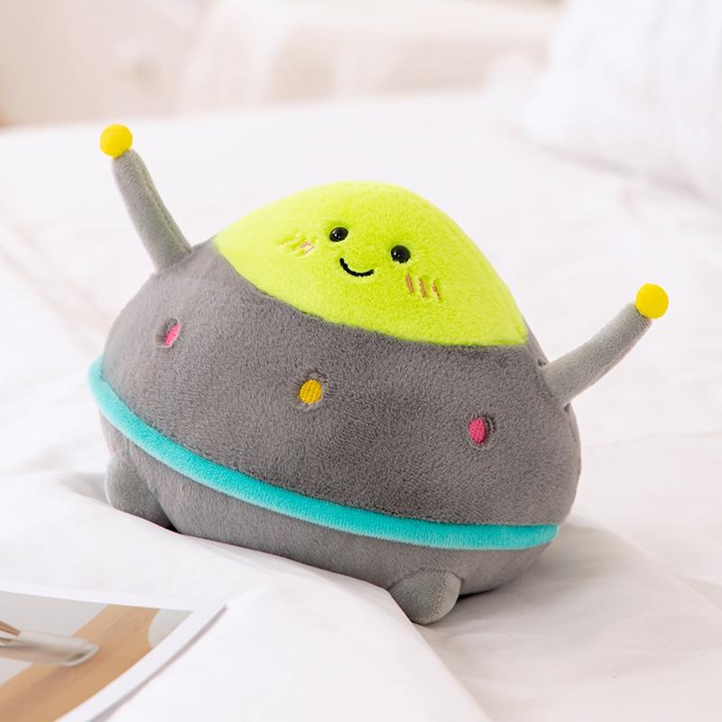 Sale 18/27cm Plush Rocket Toy Stuffed Spaceship Throw Pillow Soft Decor Birthday Gift Space Discovery Educational For Kids