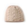 Кашемировая шапка Осень и Зима Новый стиль Женская мода Повседневная Защита ушей Шапка-бини Вязаная шапка однотонной расцветки с косами