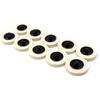 10pcs 50mm X 8mm Wool Medium Grit Ceramic Polishing Buffing Pads Wheels for Angle Grinder, Die Grinder