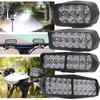 Мотоциклетная фара LED 12V 80V Фары для вождения Высокая яркость 8/12/16/30 LED Водонепроницаемая Вспомогательная фара Внешний прожектор