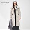 Women's Mid-Length Hooded Down Jacket