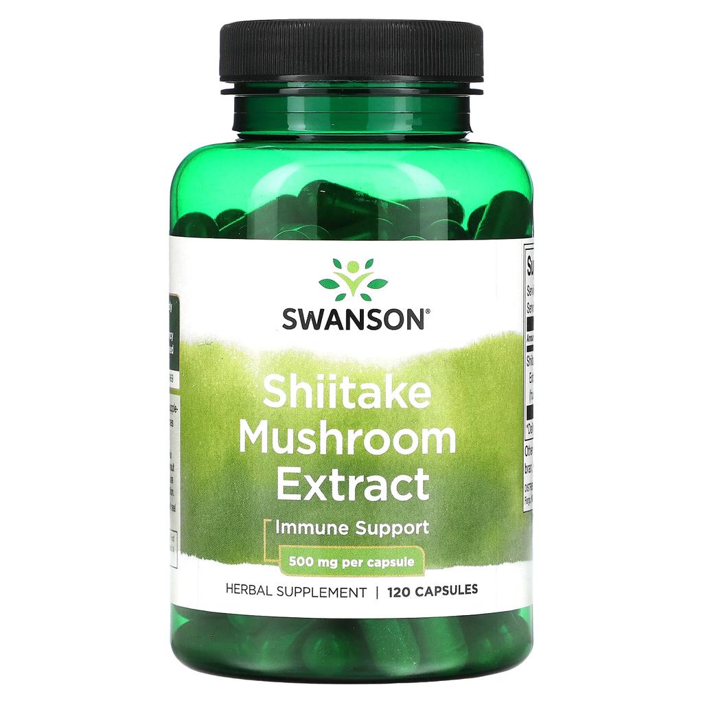 Shiitake Mushroom Extract, 500Mg, 120 Capsules