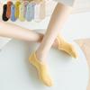 10Pairs Non Slip Invisible Boat Socks Thin Short Hosiery Casual Short Ankle Socks  Summer