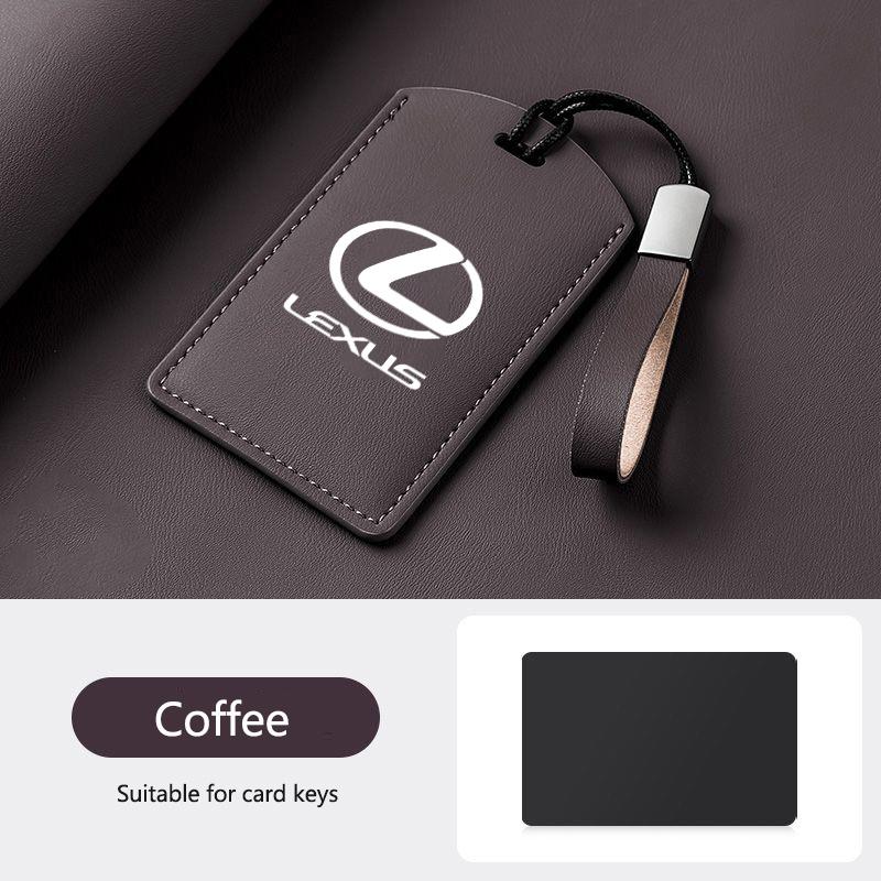ZAG1 2026 Hot Interior Stickers New Leather Car Smart NFC Card Key Cover Case Protector Shell Fob For Lexus F Sport ES LM GS IS NX RX