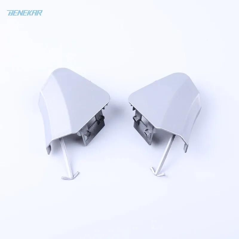 Benekar Front Bumper Tow Hook Cover Cap Silver for Toyota Highlander 2011-2013