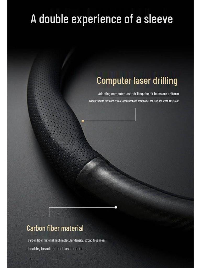 MG ONE 2022 Steering Wheel & Leather Shift Cover: Car-Specific, Anti-Slip, Odorless, No Sewing Needed