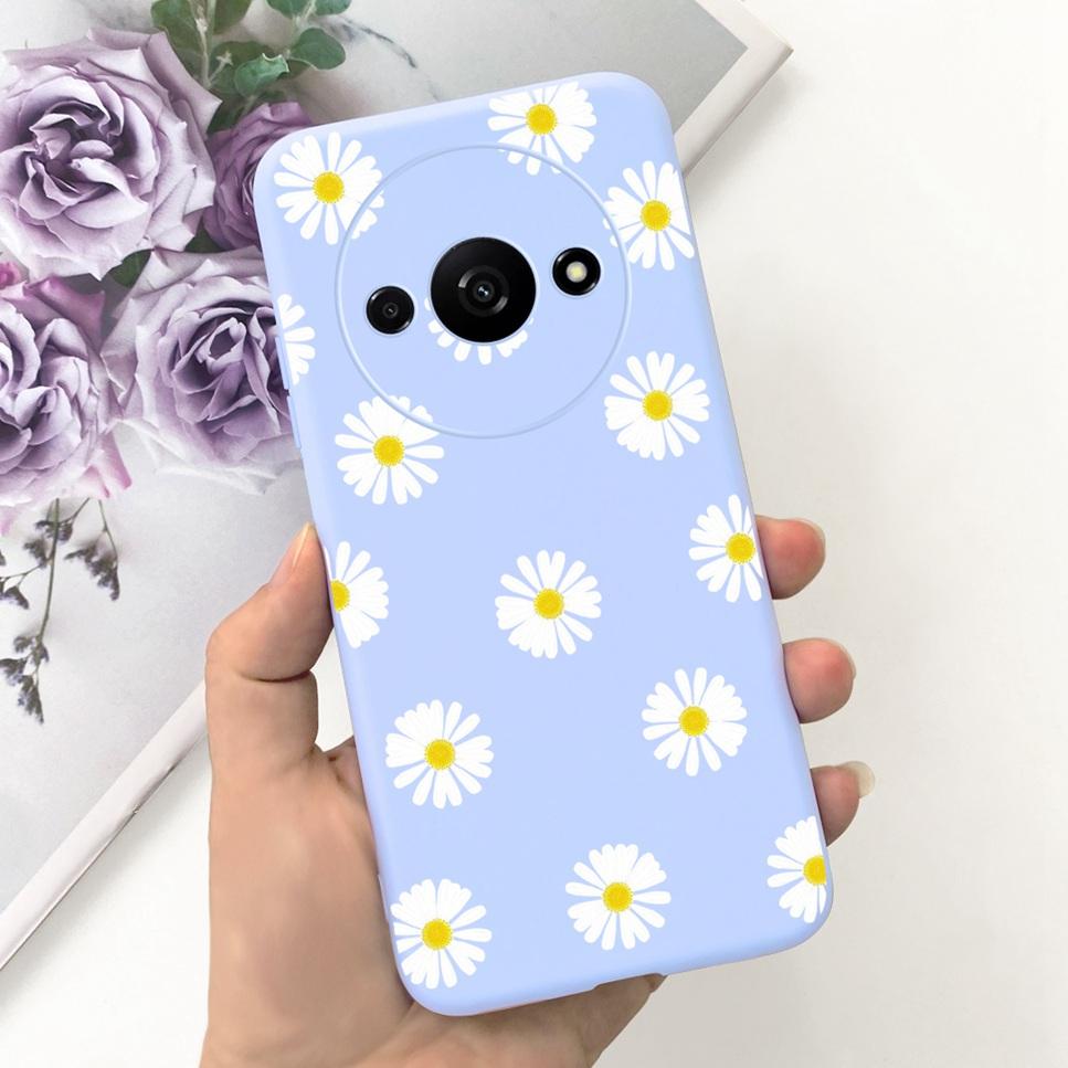 Модный дизайн Чехол для Xiaomi Redmi A3 4G Бабочка Милый Кот Мягкий Силиконовый Задний Чехол для Redmi A3 A 3 6.71" Бампер Чехол для Телефона