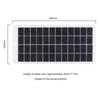5W 12V Polycrystalline Solar Panel Portable Solar Power Mini High Efficiency Solar Module with DC