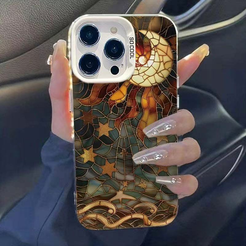 Арт луна для чехла мобильного телефона iphone17 apple 15promax/14 новый 13pro12 личность 16xr