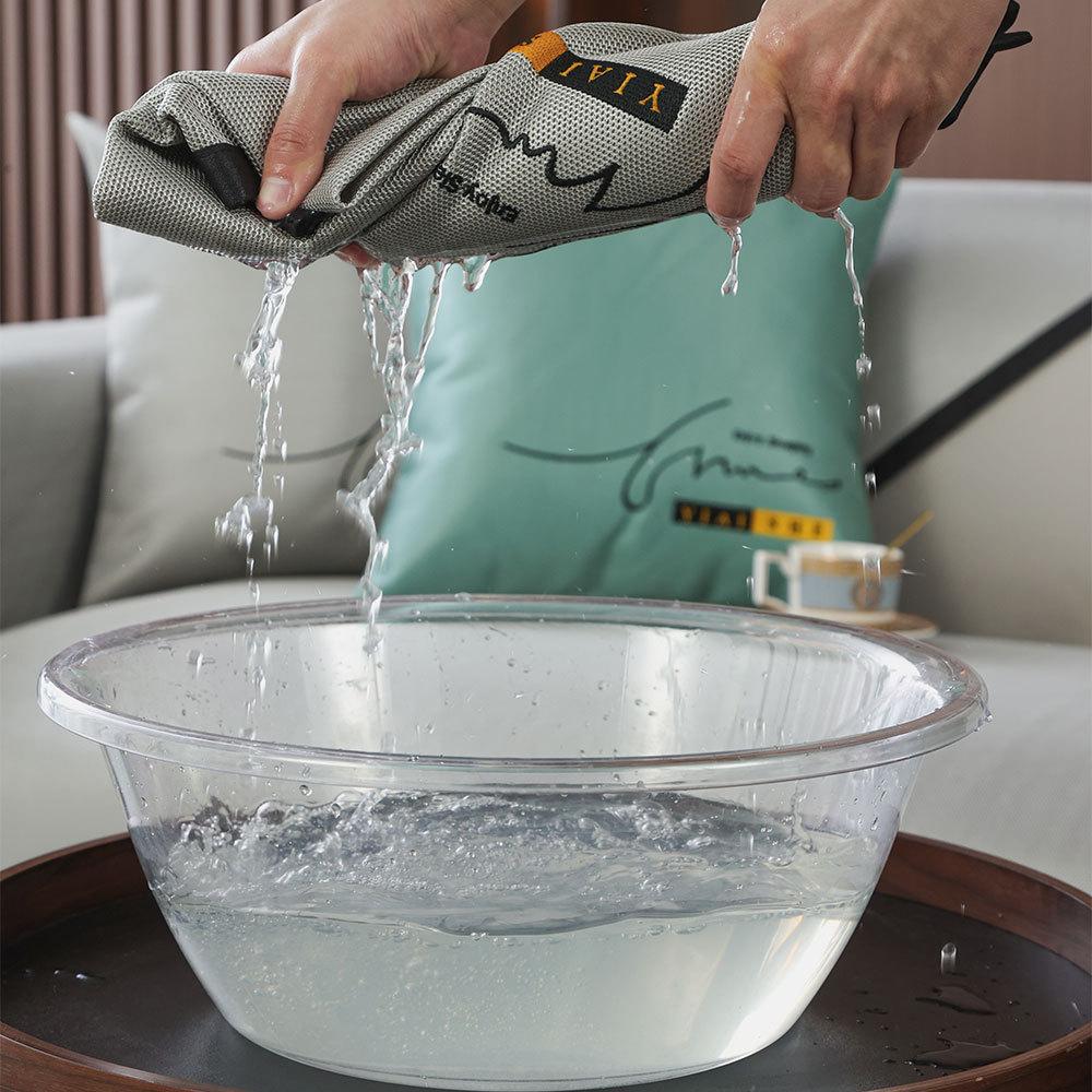 Summer Ice Silk Sofa Cushion Embroidered Mat Cushion Simple and Cool Sofa Towel Machine Washable Ice Silk Sofa Seat