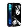 Чехол для телефона с японской мангой ужасов для Apple iPhone 12 13 Mini 11 14 15 Pro Max 7 8 Plus X XR XS SE 2020 2022 черный силиконовый чехол