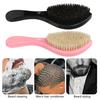 Men Beard Brush with Ergonomic Handle Nylon Boar Bristle Curved Wave Beard Straightener Brush Home Salon Men Mustache Grooming Styling Tools